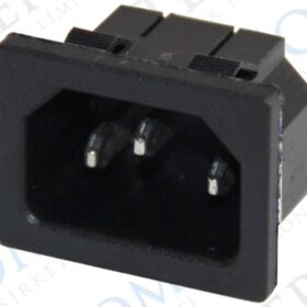 C14 POWER SOKET ERKEK KULAKSIZ AS-04 (IC-212B) (K0)