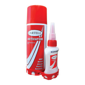 CARTELL HIZLI YAPIŞTIRICI SETİ (AKTİVATÖR)  200ML (K0)