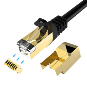 CAT7 KABLO 3 METRE SİYAH  PMCAT73 (K0)