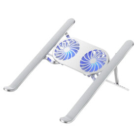 ÇİFT FANLI TAŞINABİLİR ALÜMİNYUM NOTEBOOK SOĞUTUCU STAND (K0)