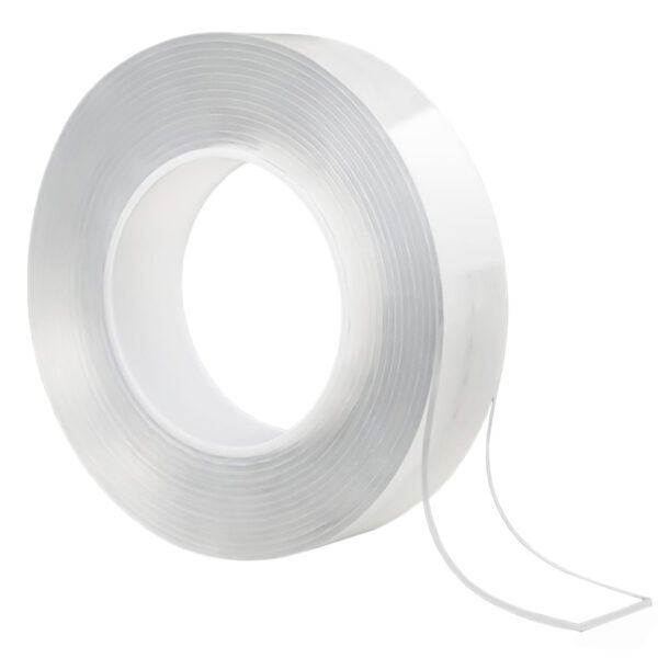ÇİFT TARAFLI NANO TEKNOLOJİ SÜPER YAPIŞTIRICI ŞEFFAF BANT 1MM*3CM*3M (K0)