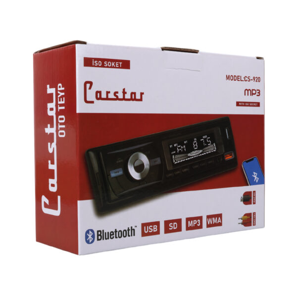 ÇİFT USB/SD/FM/AUX/BLUETOOTH KUMANDALI OTO TEYP 4X60 WATT CS-920 (K0) - Görsel 4