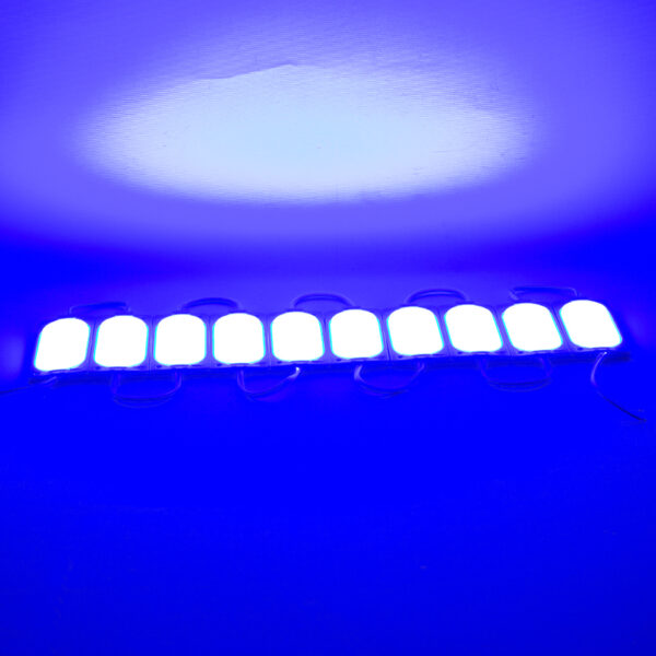 COB MODÜL LED 12V 3W MAVİ 85 X 35MM IP65 220-240LM 140 DERECE (K0) - Görsel 2