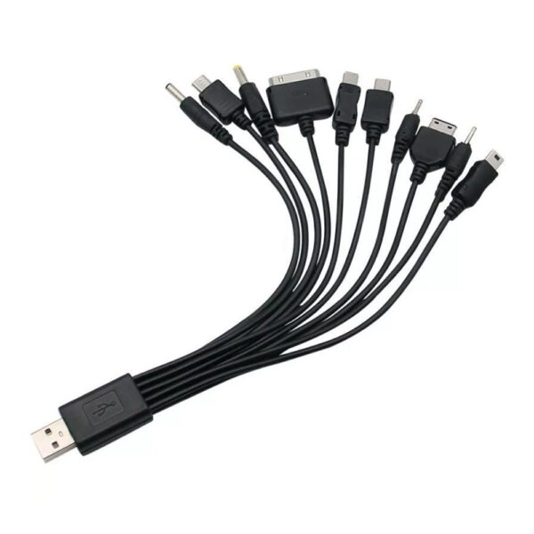 ÇOK FONKSİYONLU 10LU USB ŞARJ ALETİ KABLO (K0)
