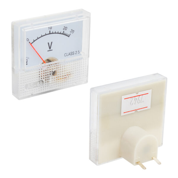 DC ANALOG VOLTAJ GÖSTERGE 45X48MM 0-30V IC-230A (K0) - Görsel 2