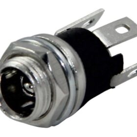 DC JAK ÜSTTEN SOMUNLU 2.1MM SOMUNLU Ø8MM (IC-258A) (K0)