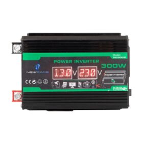 DİJİTAL EKRAN 12 VOLT 300 WATT MODIFIED SINUS POWER INVERTER TED300W (K0)