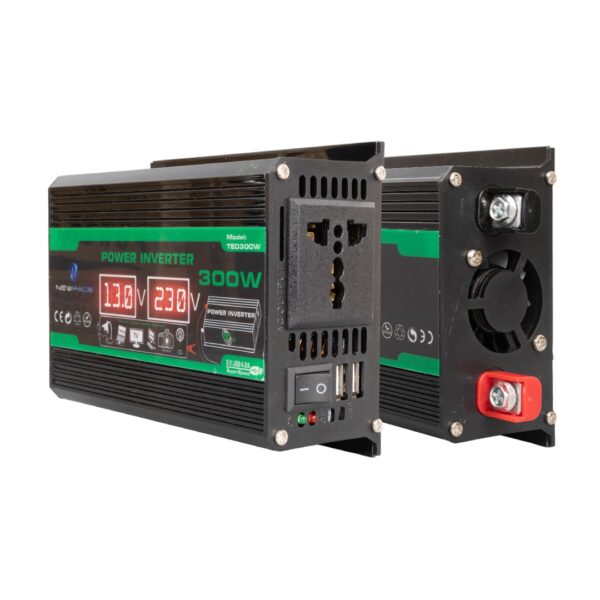 DİJİTAL EKRAN 12 VOLT 300 WATT MODIFIED SINUS POWER INVERTER TED300W (K0) - Görsel 3