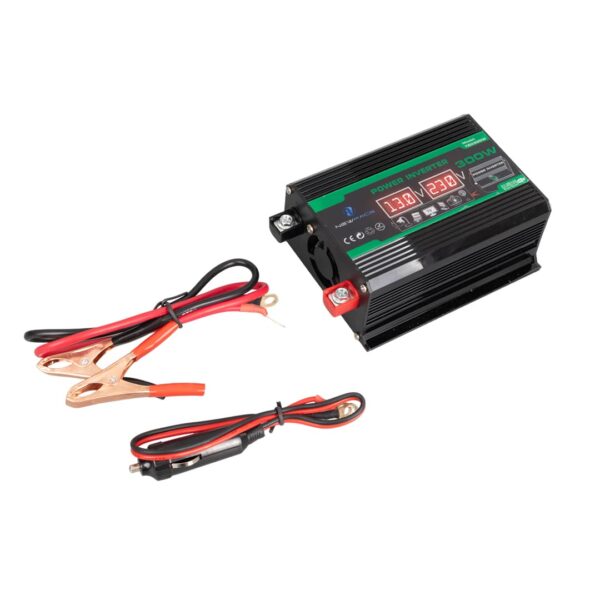 DİJİTAL EKRAN 12 VOLT 300 WATT MODIFIED SINUS POWER INVERTER TED300W (K0) - Görsel 4