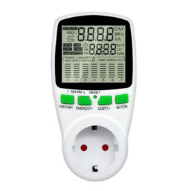 DİJİTAL WATTMETRE ENERJİ SARFİYAT ÖLÇER TÜKETİM ÖLÇER 220 VOLT 16 AMPER 3680 WATT PRİZ (K0)