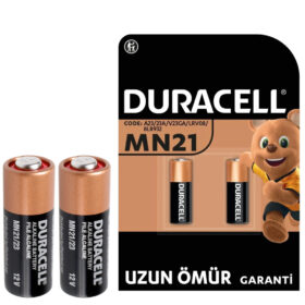 DURACELL 23A LİTYUM MN21 ALARM PİLİ (2Lİ PAKET) (K0)
