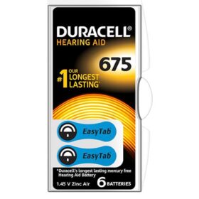 DURACELL 675 NO KULAKLIK PİLİ 6LI PAKET (K0)