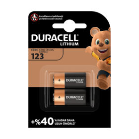 DURACELL CR123A 3V LİTYUM PİL 2Lİ PAKET FİYAT (K0)
