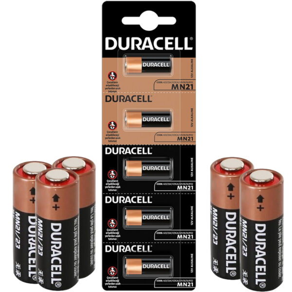 DURACELL LİTYUM MN21 PİL 5Lİ PAKET (ALARM PİLİ 23A) (K0)