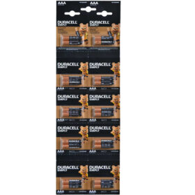 DURACELL LR03/MN2400 1.5V ALKALİN AAA İNCE KALEM PİL 20Lİ KARTELA PAKET FİYAT (2Lİ YIRTMALI) (K0)