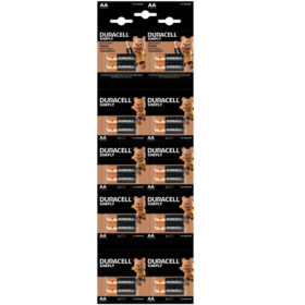 DURACELL LR6/MN1500 1.5V ALKALİN AA KALEM PİL 20Lİ KARTELA PAKET FİYAT (2Lİ YIRTMALI) (K0)