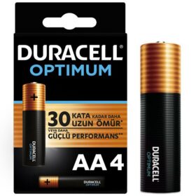 DURACELL OPTIMUM MX1500 1.5V ALKALIN AA KALEM PİL 4LÜ PAKET (K0)