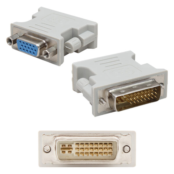 DVI TO VGA DÖNÜŞTÜRÜCÜ (DVI ERKEK VGA DİŞİ) DVI 24+5 PİN (K0)