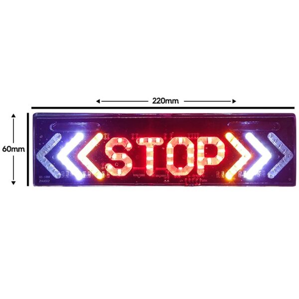 ELEKTRİKLİ İŞARET CİHAZI OKLU STOP BÜYÜK (K0) - Görsel 3