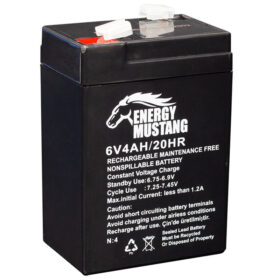 ENERGY MUSTANG 6 VOLT - 4 AMPER IŞILDAK AKÜSÜ (70 X 48 X 101 MM) (K0)