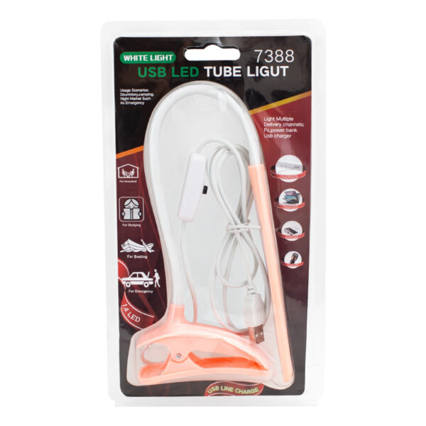 ESNEK USB 14 LED MASA LAMBASI (K0) - Görsel 3
