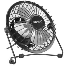EVEREST EFN-482 MASAÜSTÜ METAL SİYAH FAN (K0)