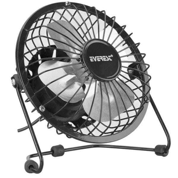EVEREST EFN-482 MASAÜSTÜ METAL SİYAH FAN (K0) - Görsel 2
