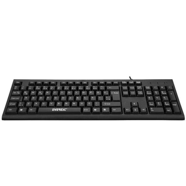 EVEREST KB-871U SİYAH USB STANDART Q KLAVYE (K0) - Görsel 2