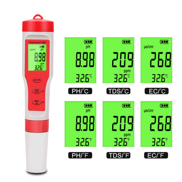 EZ-9908 DIGITAL 4IN1 SU KALİTE TEST CİHAZI (K0) - Görsel 2