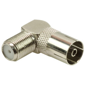 F KONNEKTÖR DİŞİ / 60 OHM DİŞİ L TİP ÇEVİRİCİ (K0)