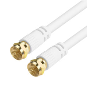 F KONNEKTÖRLÜ POŞETLİ HAZIR GOLD KABLO (2 METRE) (K0)