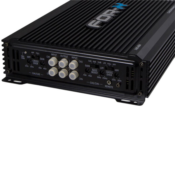 FOR-X XAE-604 4 KANAL MAX 2500 WATT BASS KONTROLLÜ OTO AMFİ( 280X200X58MM) (K0) - Görsel 2