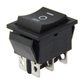 GENİŞ IŞIKSIZ 6 PINLI YAYLI ANAHTAR (MOM-OFF-MOM) IC-110 (K0)