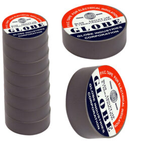 GLOBE İZOLE BANT GRİ 10LUK  0.13MMX19MM (K0)