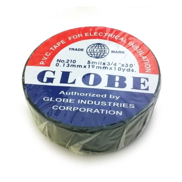 GLOBE İZOLE BANT SİYAH 10LUK  0.13MMX19MM (K0) - Görsel 3