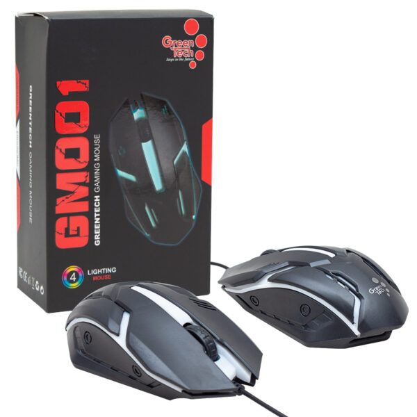 GM-001 4 RENKLİ KABLOLU GAMING MOUSE (K0) - Görsel 3