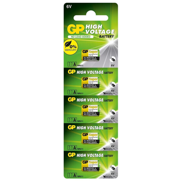 GP 11A-2C5 ALKALİN 6V 5Lİ PAKET PİL (K0)