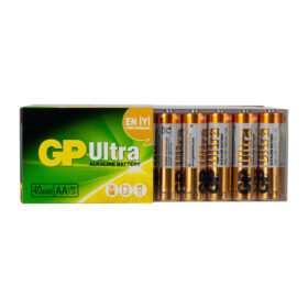 GP 15AU R6 ULTRA ALKALİN KALEM AA 40 LI PAKET FİYAT (K0)
