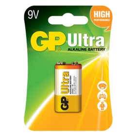 GP 1604AU-5TR1 ULTRA ALKALIN 9 VOLT TEKLİ PİL (6LF22/6LR61/6LP3146/MN1604) (K0)