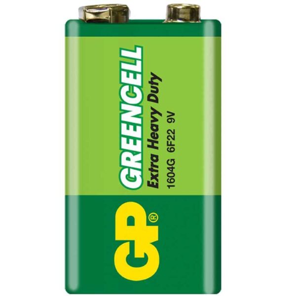 GP 1604G-B GREENCELL 9 VOLT PİL (10LU PAKET) (K0) - Görsel 2