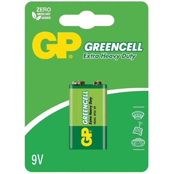 GP 1604GLF GREENCELL 9 VOLT BLİSTERLİ PİL TEKLİ FİYAT (K0) - Görsel 3