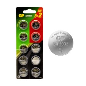 GP 2032 3V LİTYUM PARA PİL 8+2 10 LU PAKET (K0)