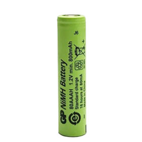 GP 80AAAH 1.2V 800MAH DÜZ KAFA ŞARJLI AAA İNCE KALEM PİL (K0)