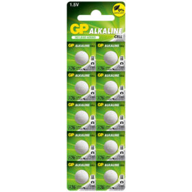 GP A76 LR44 1.5V ALKALİN AG-13 PİL (A76F-2C10) 10LU PAKET (K0)