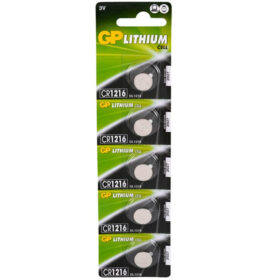 GP CR1216 3 VOLT LİTYUM PİL 5Lİ PAKET FİYAT (K0)