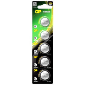 GP CR2025 3 VOLT LİTYUM PARA PİL 5Lİ PAKET GPCR2025-2CPU5 (GPPBL2025155) (K0)