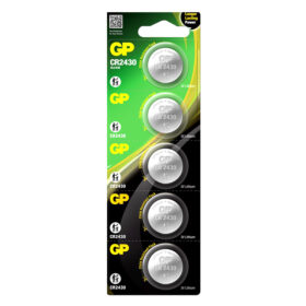 GP CR2430 3 VOLT LİTYUM PİL 5Lİ PAKET GPCR2430-2CPU5 (GPPBL2430054) (K0)