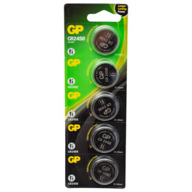 GP CR2450 3V LİTYUM PİL 5Lİ PAKET (K0)