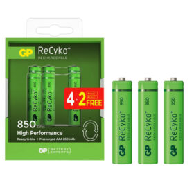 GP RECYKO 800 MAH ŞARJLI İNCE KALEM PİL (4+2 6LI PAKET FİYAT) (K0)