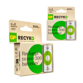 GP RECYKO 650 MAH R03 AAA ŞARJLI 4LÜ İNCE KALEM PİL GP65AAAHCER21-2TLB2 (K0)